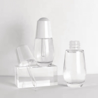 ขวดแก้วเครื่องสำอาง ขวดใส่เซรั่มแบบหยด สไตล์ Modern ก้นหนา 30ml/50ml 