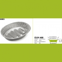 ถาดฟอยล์ อลูมิเนียม ถาดฟอยล์สำหรับใส่อาหาร ทรงรี  เกรดอาหาร ขนาด 7200 ml 