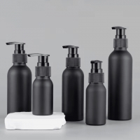 ขวดเครื่องสำอาง ขวดผลิตภัณฑ์ ขวดแชมพู ขวดโลชั่น หัวปั๊ม สีดำ 50ml/100ml/120ml/150ml 
