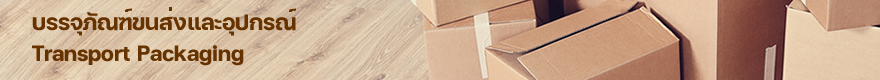บรรจุภัณฑ์ขนส่งและอุปกรณ์