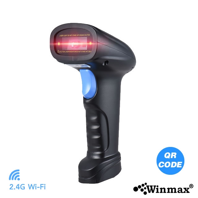เครื่องอ่านบาร์โค้ดไร้สาย Wireless Barcode Scanner 1D 2D QR Code รุ่น Winmax-P311 