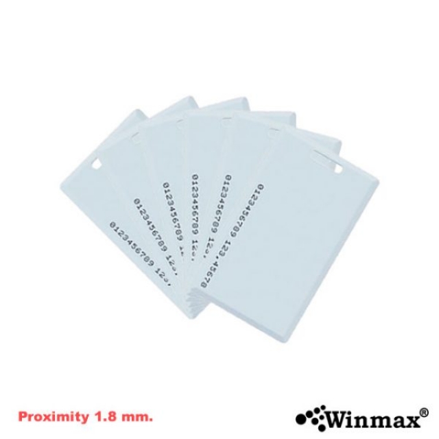 บัตร Proximity Card Winmax 1.8 mm 125 KHz 