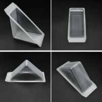 บรรจุภัณฑ์แซนวิชสามเหลี่ยม กล่องเค้กพลาสติกใส ขนาด 17x10x7cm 