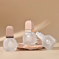 ขวดเครื่องสำอาง ขวดรองพื้น บีบีครีม ทรงกลมแบน 30 ml 