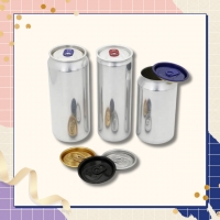 กระป๋องเครื่องอลูมิเนียม กระป๋องเครื่องดื่มเปล่า พร้อมฝาปิด ขนาด 200/250/310 ml 