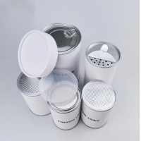 กระป๋องอลูมิเนียม กระป๋องเปล่าพร้อมฟอยล์ลอกฝาปิด เกรดอาหาร กระป๋องบรรจุอาหาร ขนาด 100/150/200 กรัม พิมพ์โลโก้กำหนดเอง 